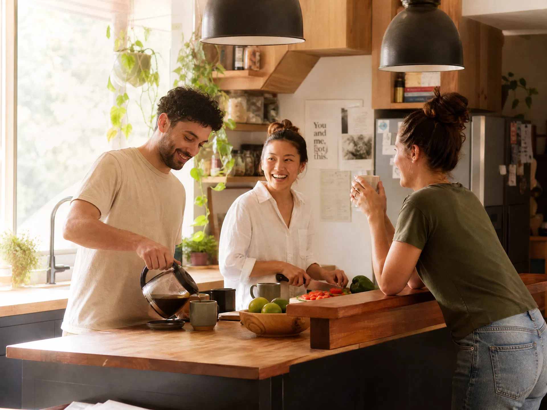 Inside an Enable Group co-living home kitchen